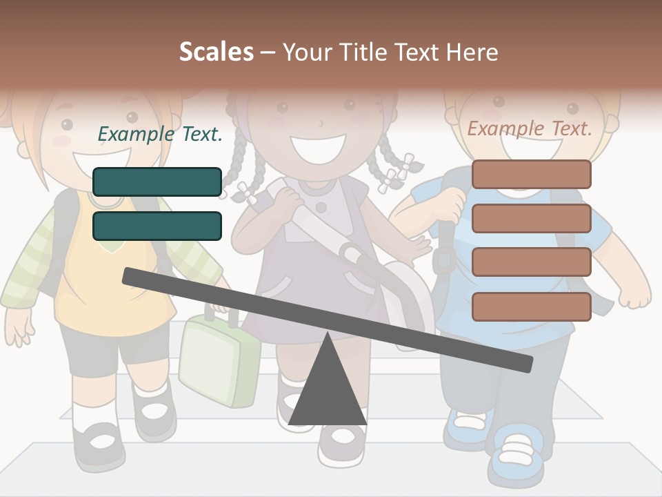 School Kindergarten Preschooler PowerPoint Template