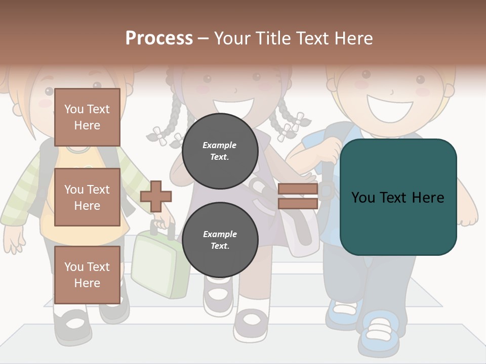 School Kindergarten Preschooler PowerPoint Template