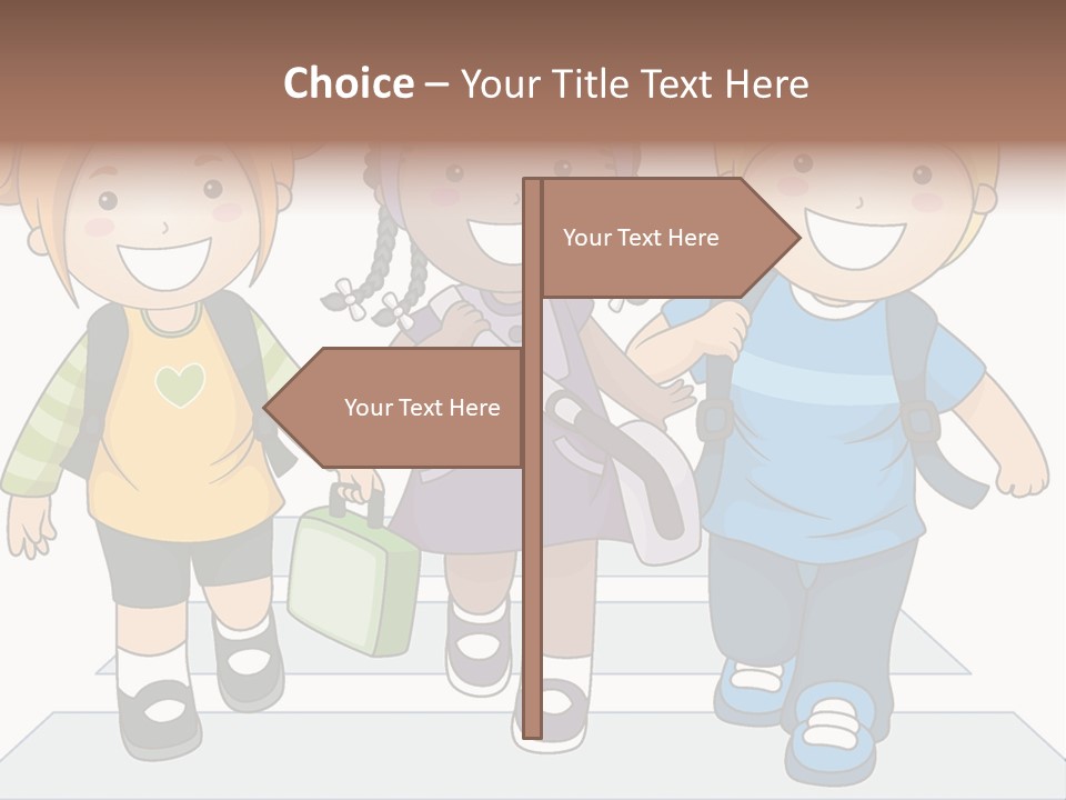 School Kindergarten Preschooler PowerPoint Template