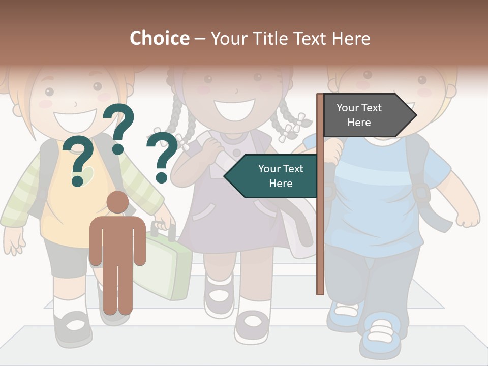 School Kindergarten Preschooler PowerPoint Template