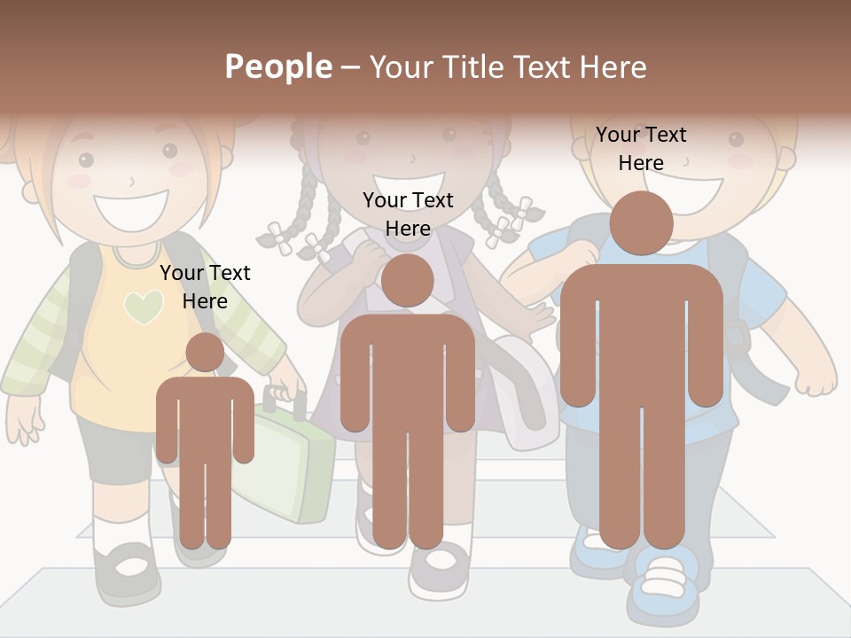 School Kindergarten Preschooler PowerPoint Template