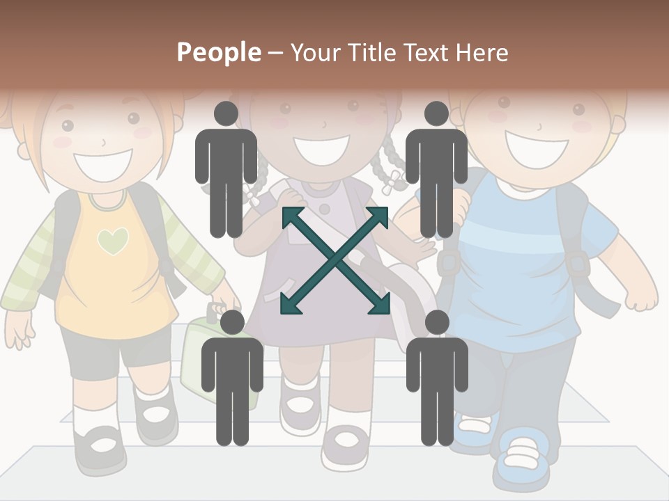 School Kindergarten Preschooler PowerPoint Template