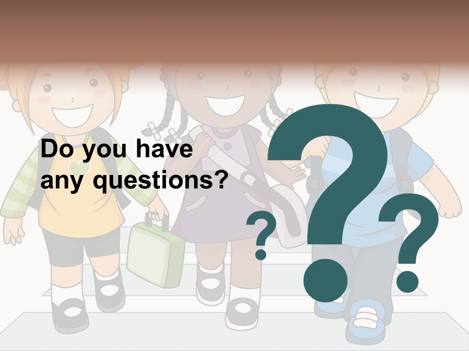 School Kindergarten Preschooler PowerPoint Template