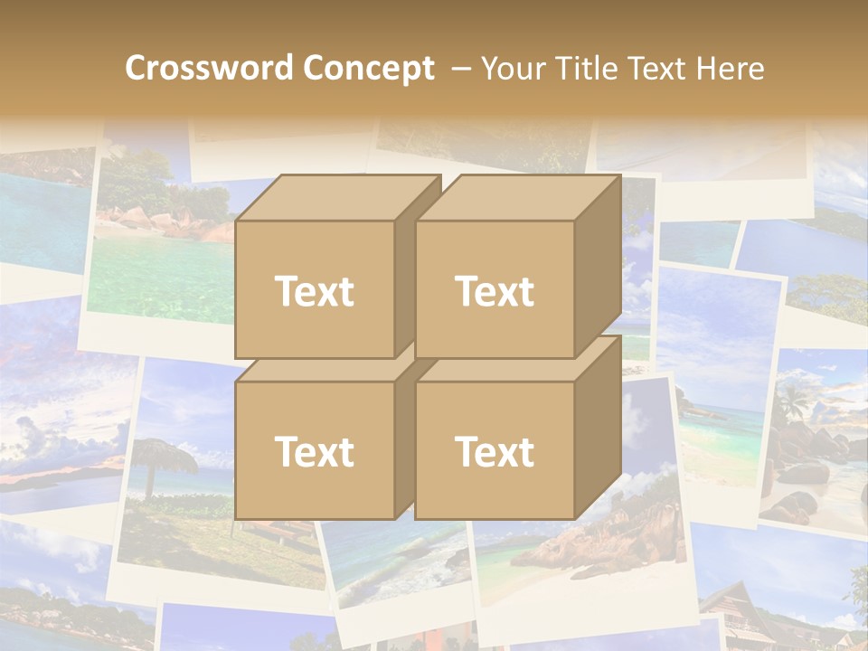 Collage Vacation Resort PowerPoint Template