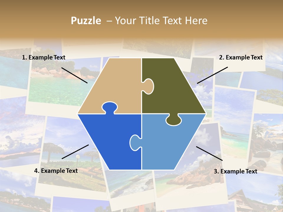 Collage Vacation Resort PowerPoint Template