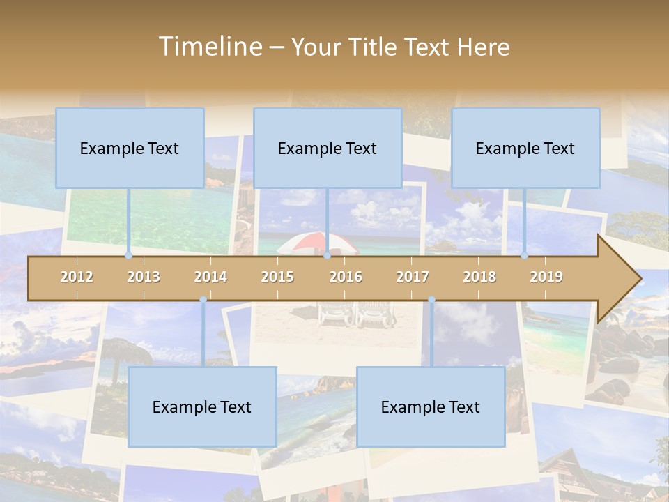 Collage Vacation Resort PowerPoint Template