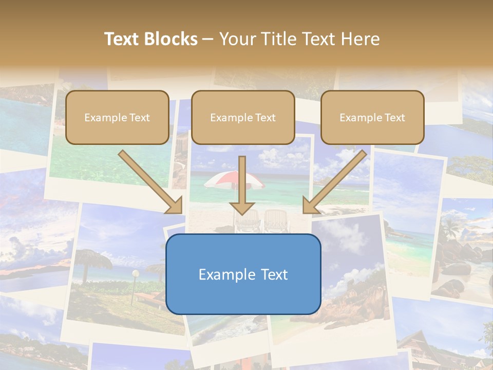 Collage Vacation Resort PowerPoint Template