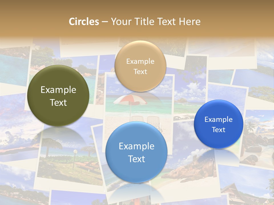 Collage Vacation Resort PowerPoint Template