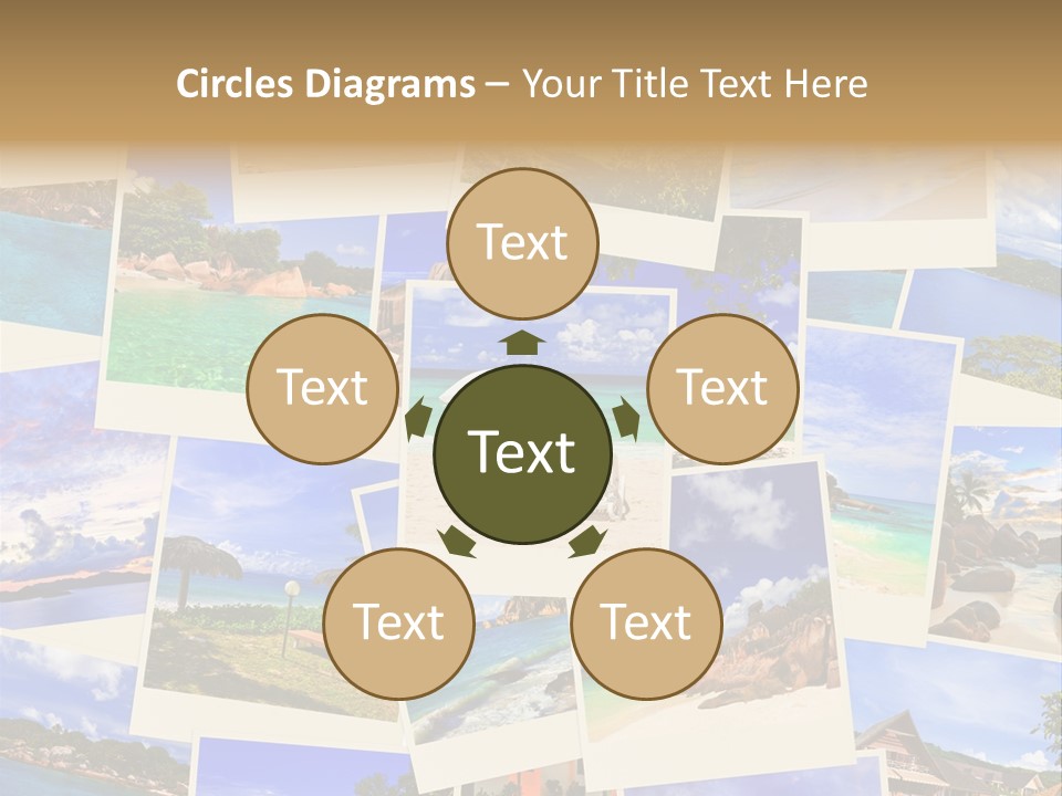 Collage Vacation Resort PowerPoint Template