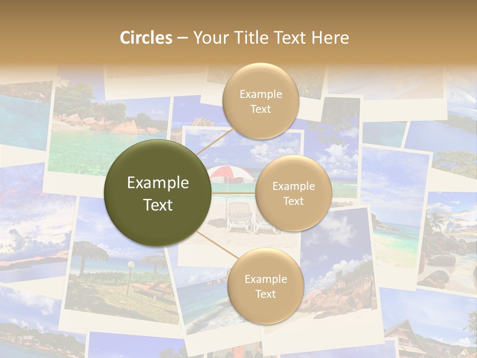 Collage Vacation Resort PowerPoint Template