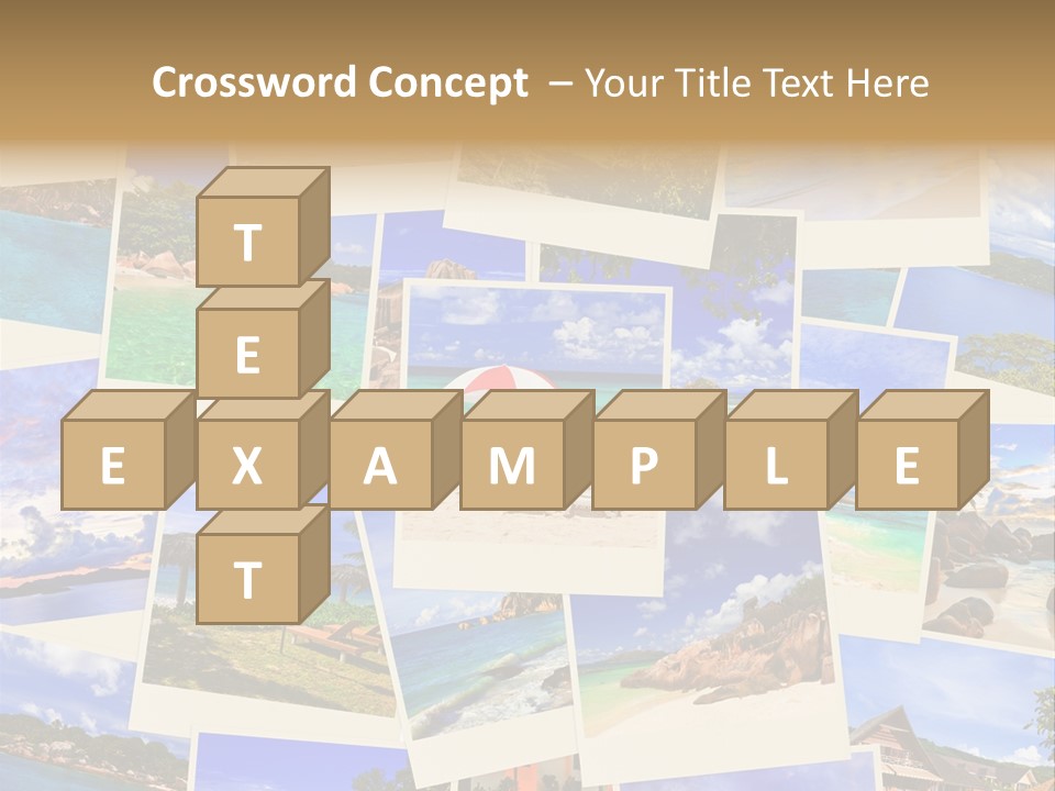 Collage Vacation Resort PowerPoint Template