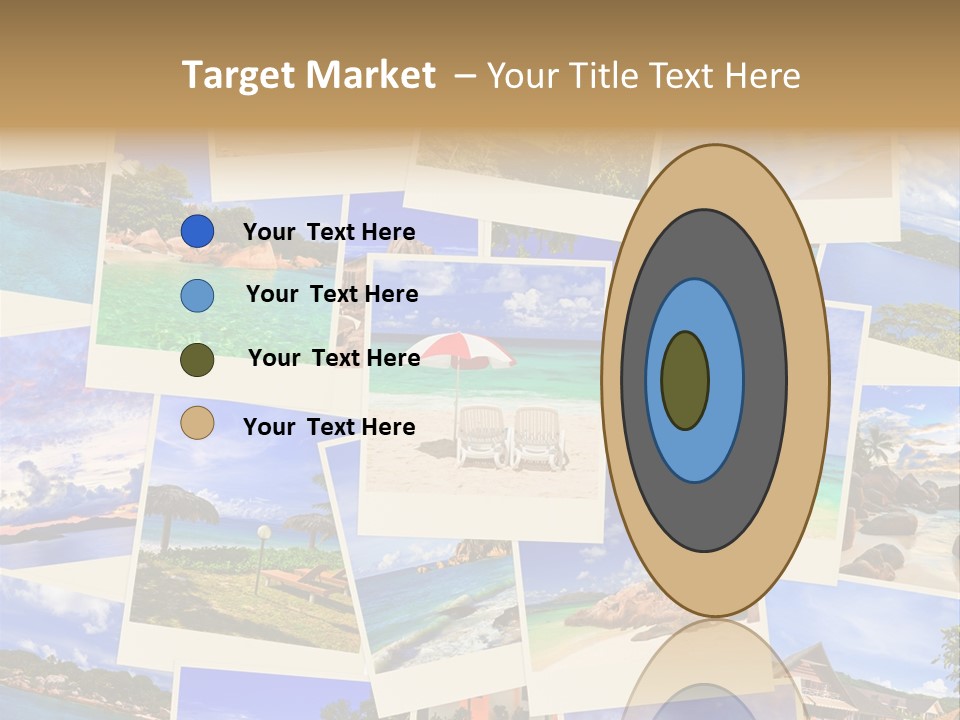 Collage Vacation Resort PowerPoint Template