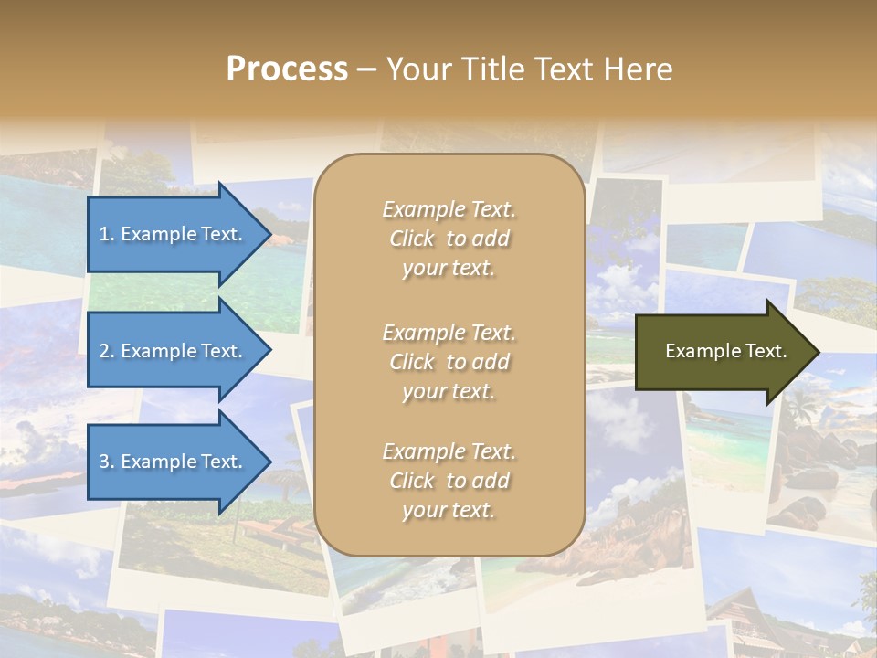 Collage Vacation Resort PowerPoint Template