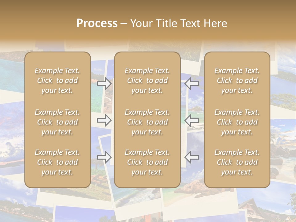Collage Vacation Resort PowerPoint Template