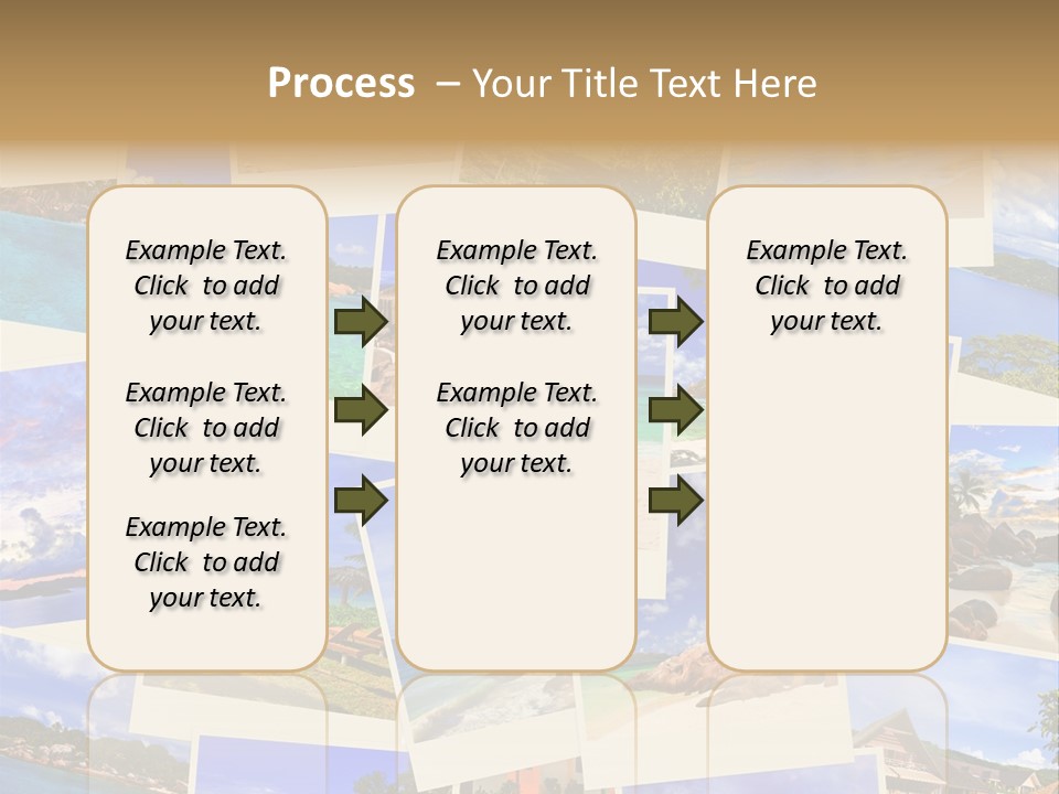 Collage Vacation Resort PowerPoint Template
