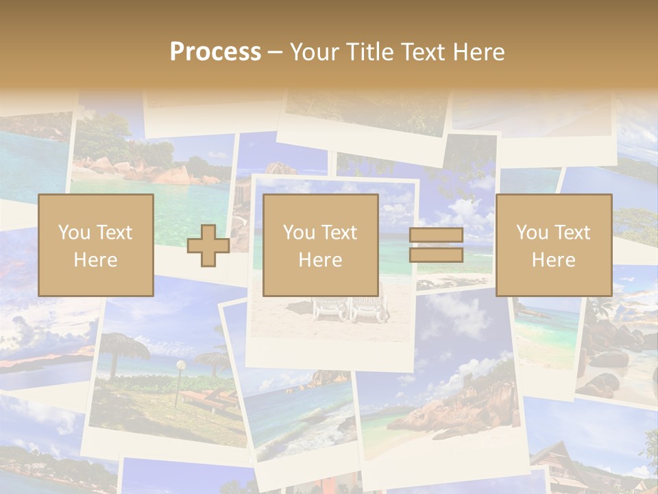 Collage Vacation Resort PowerPoint Template