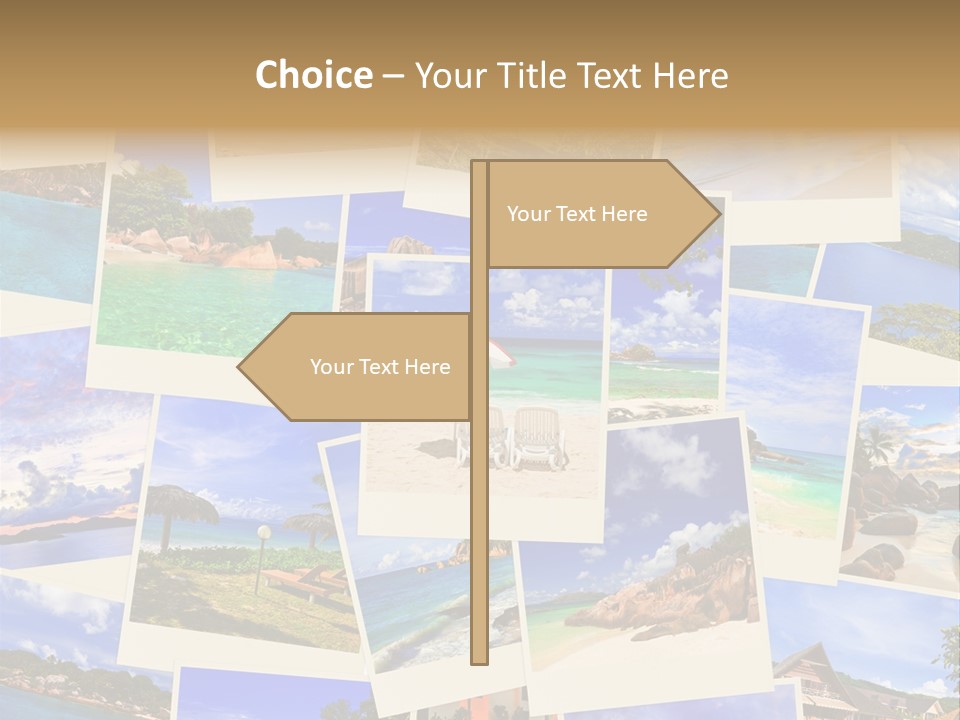 Collage Vacation Resort PowerPoint Template