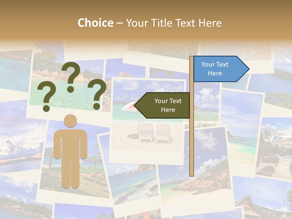 Collage Vacation Resort PowerPoint Template