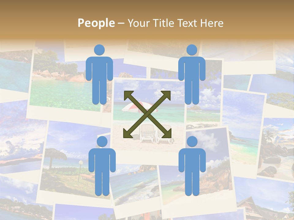 Collage Vacation Resort PowerPoint Template