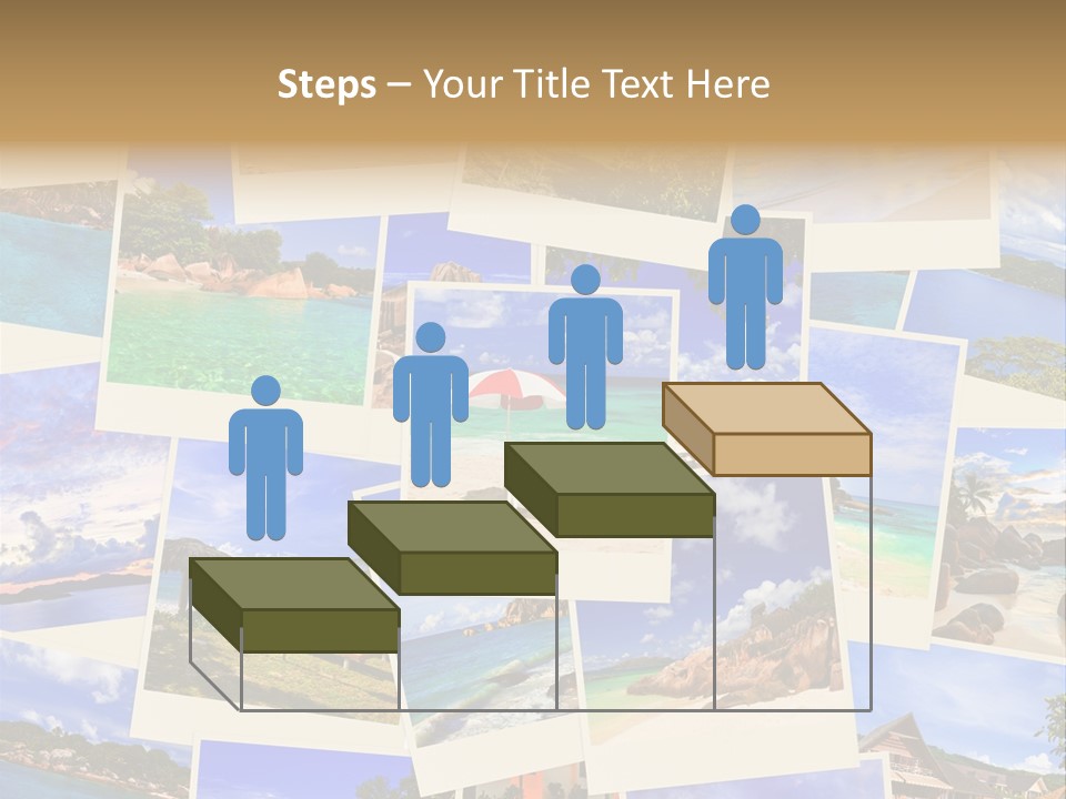 Collage Vacation Resort PowerPoint Template