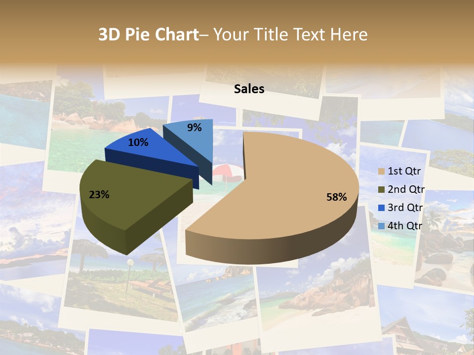 Collage Vacation Resort PowerPoint Template