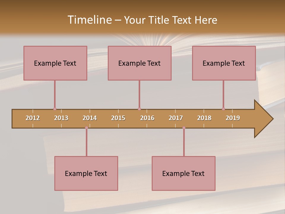 A Stack Of Books Powerpoint Presentation Template PowerPoint Template