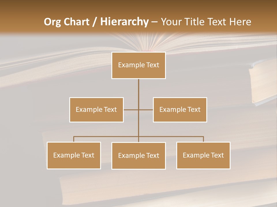 A Stack Of Books Powerpoint Presentation Template PowerPoint Template