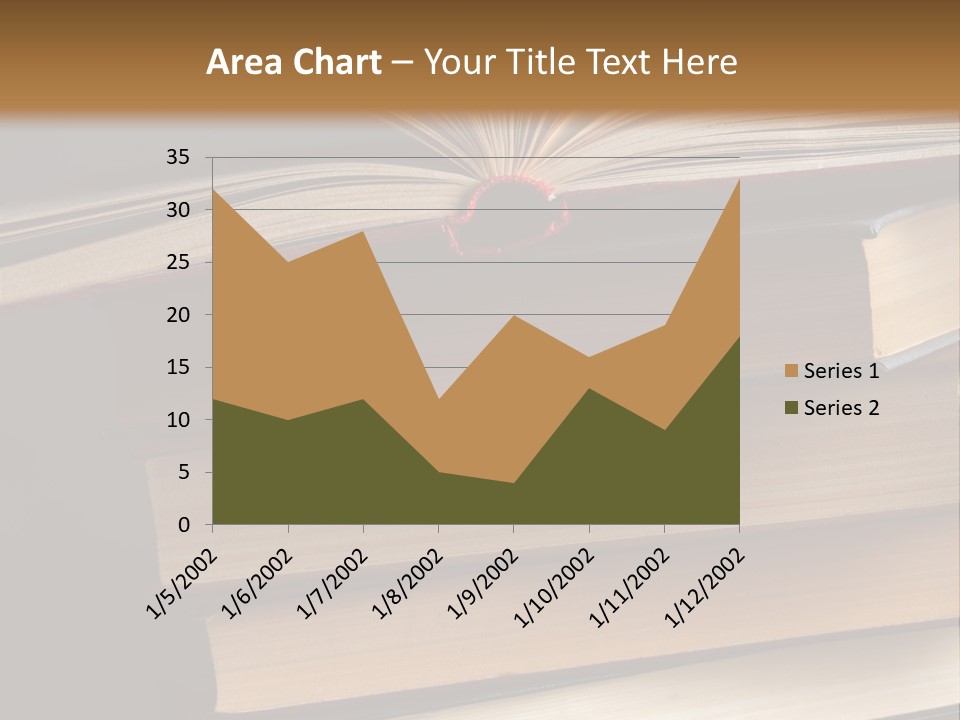 A Stack Of Books Powerpoint Presentation Template PowerPoint Template