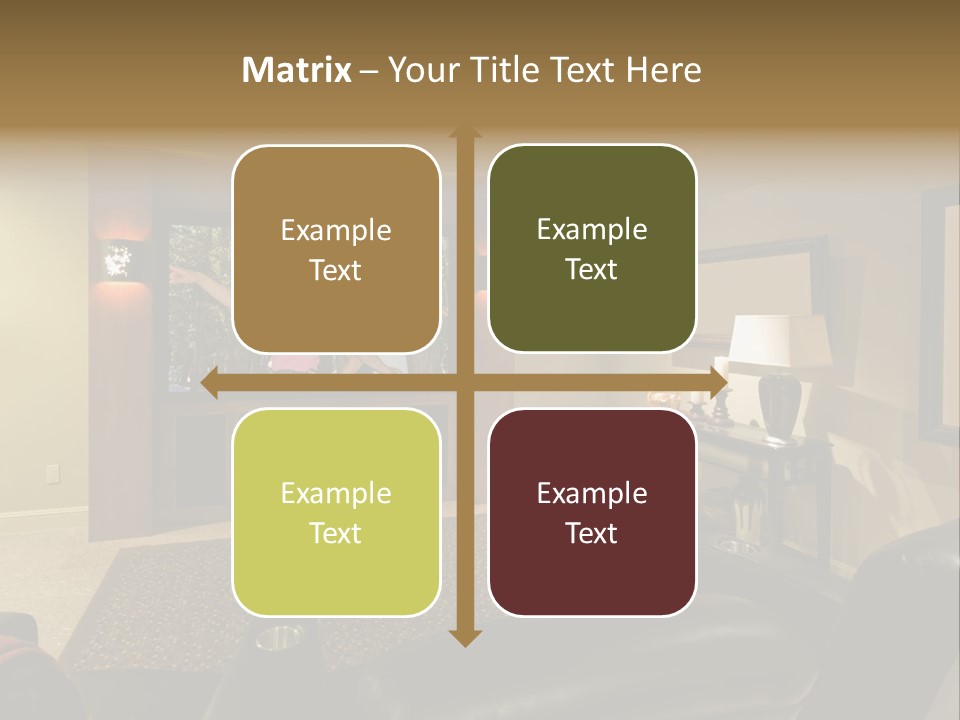 White Glass Cream Of Rice PowerPoint Template