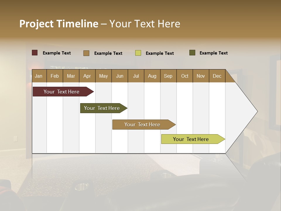 White Glass Cream Of Rice PowerPoint Template