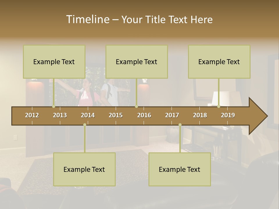 White Glass Cream Of Rice PowerPoint Template