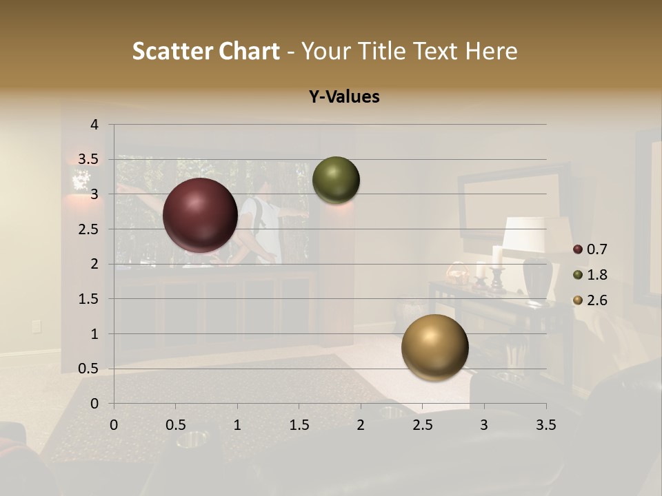 White Glass Cream Of Rice PowerPoint Template