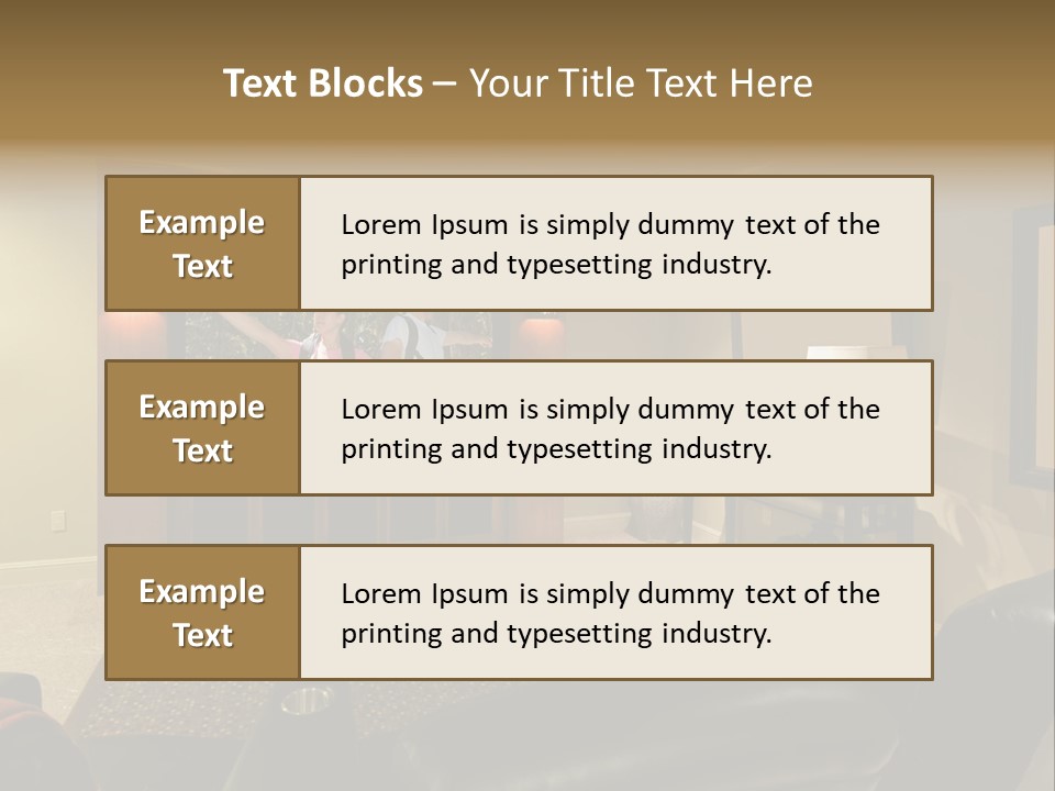 White Glass Cream Of Rice PowerPoint Template