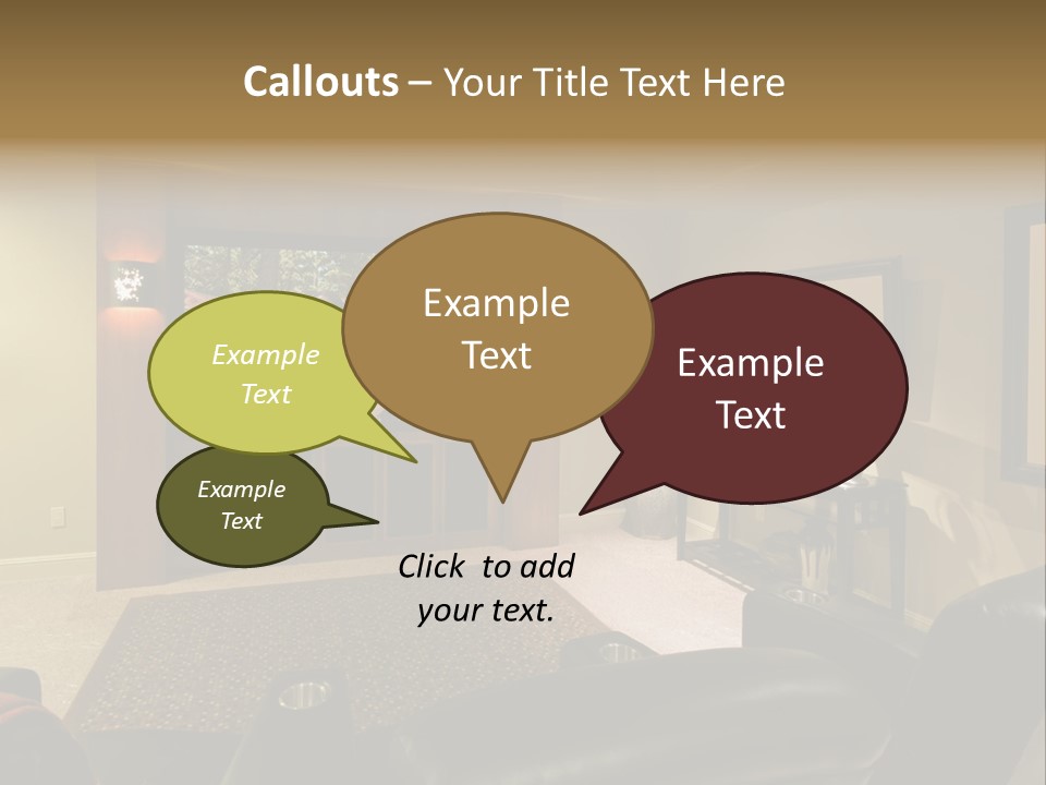 White Glass Cream Of Rice PowerPoint Template