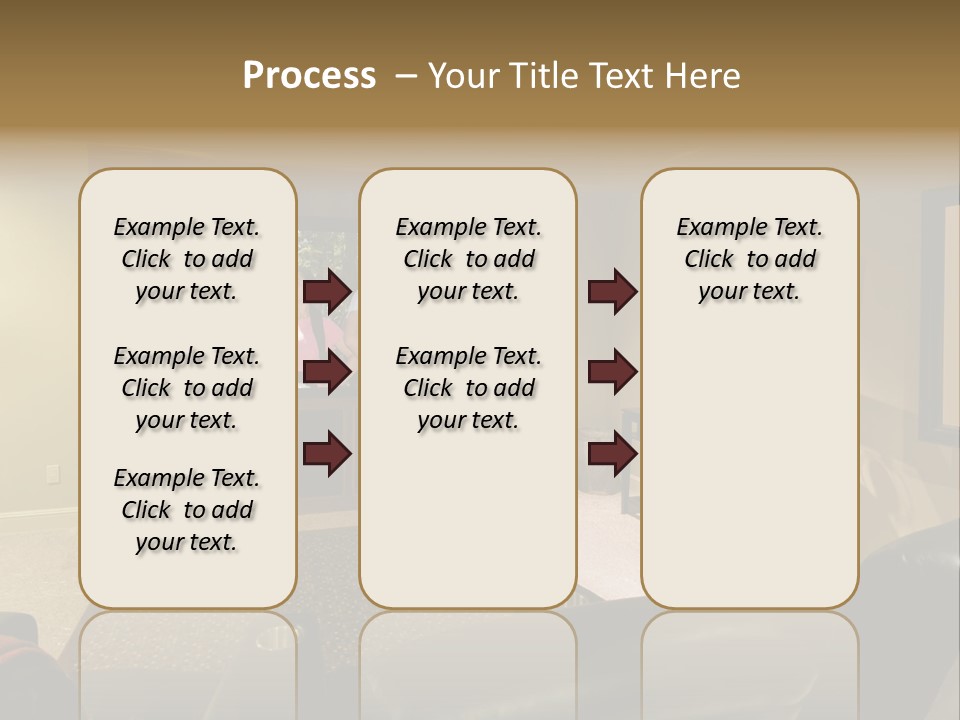 White Glass Cream Of Rice PowerPoint Template
