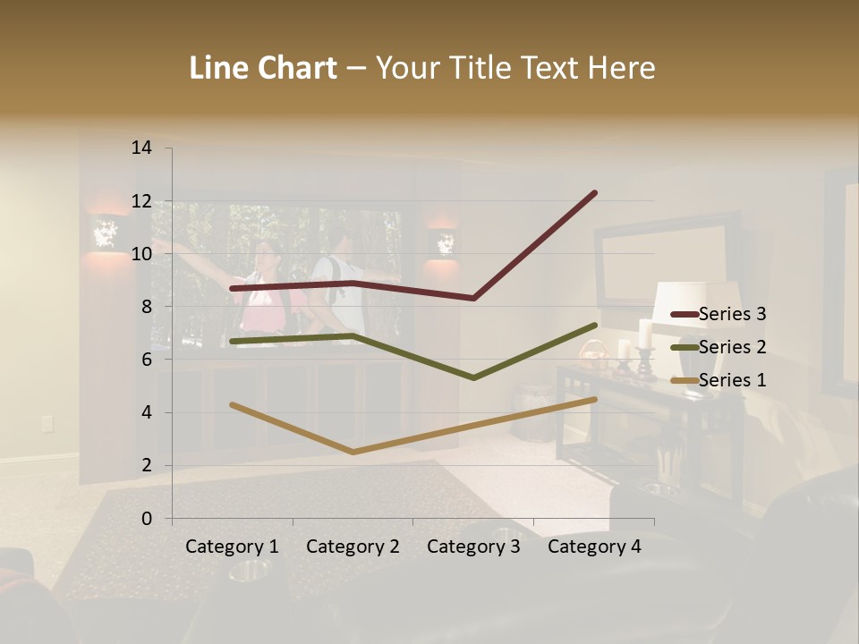 White Glass Cream Of Rice PowerPoint Template