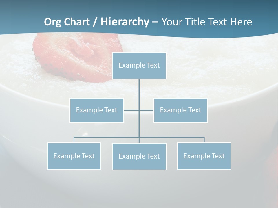 White Glass Cream Of Rice PowerPoint Template