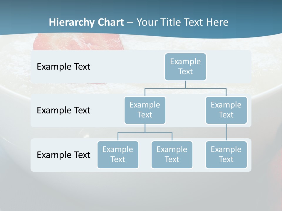 White Glass Cream Of Rice PowerPoint Template