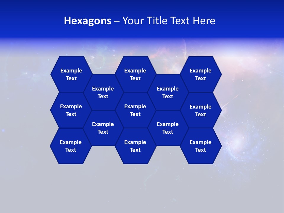 Celestial Glowing Starfield PowerPoint Template