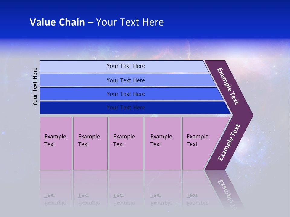 Celestial Glowing Starfield PowerPoint Template