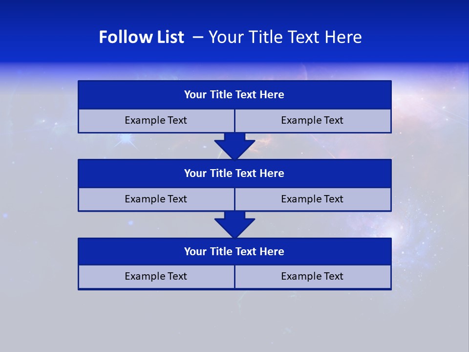 Celestial Glowing Starfield PowerPoint Template