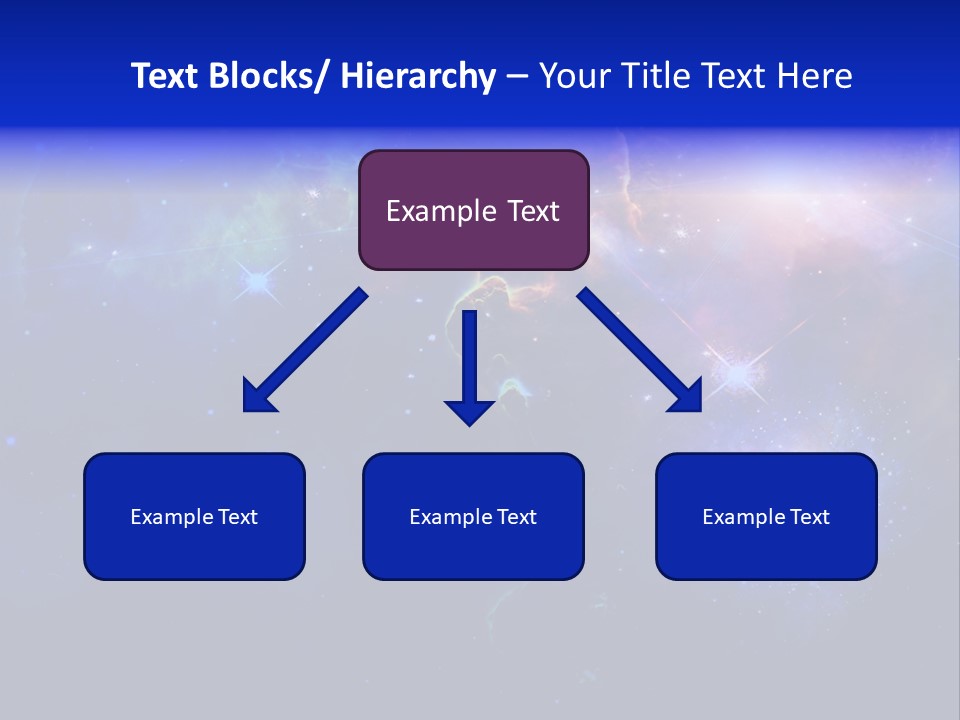 Celestial Glowing Starfield PowerPoint Template