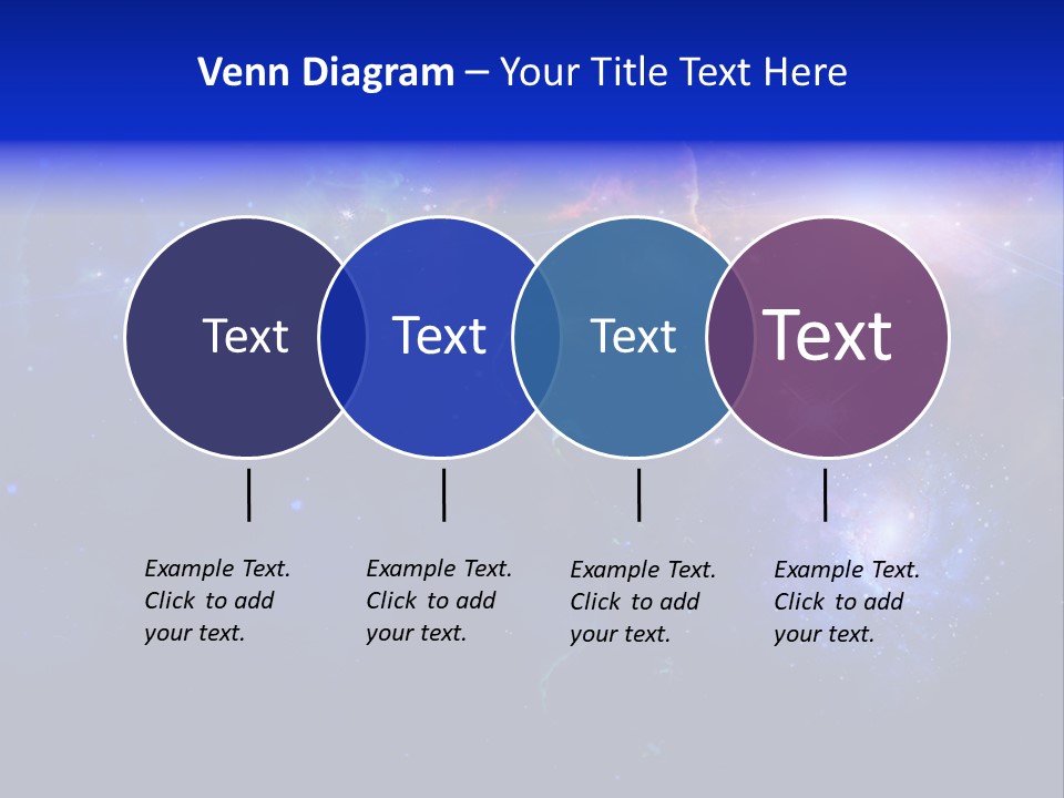 Celestial Glowing Starfield PowerPoint Template