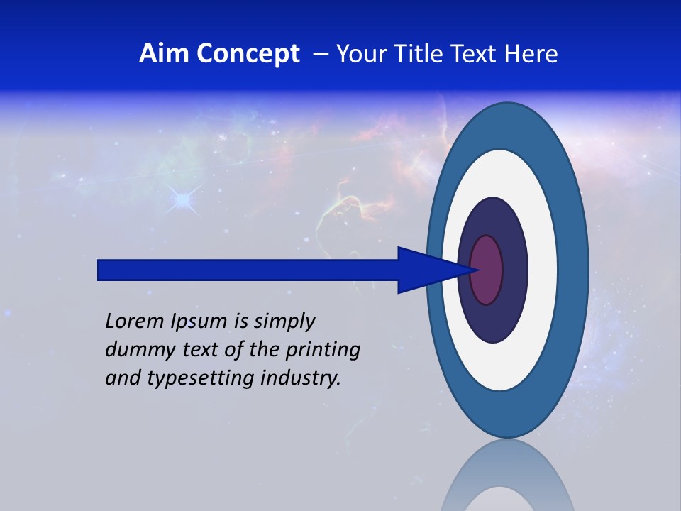 Celestial Glowing Starfield PowerPoint Template