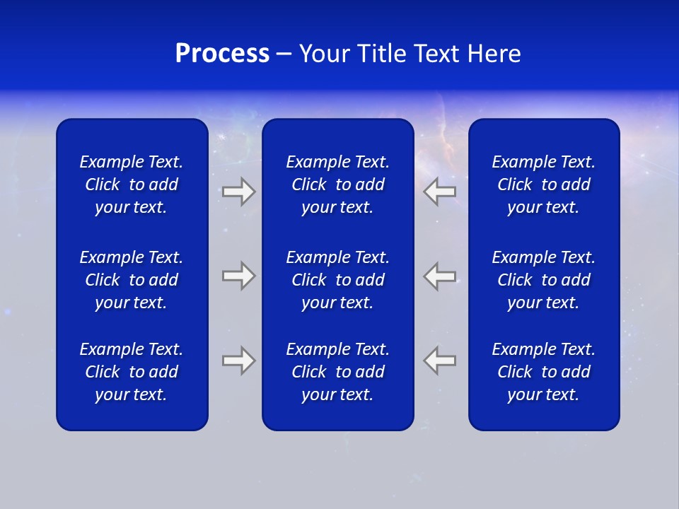 Celestial Glowing Starfield PowerPoint Template
