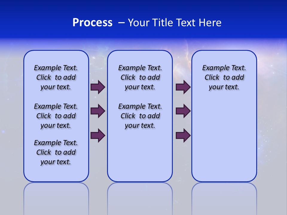 Celestial Glowing Starfield PowerPoint Template