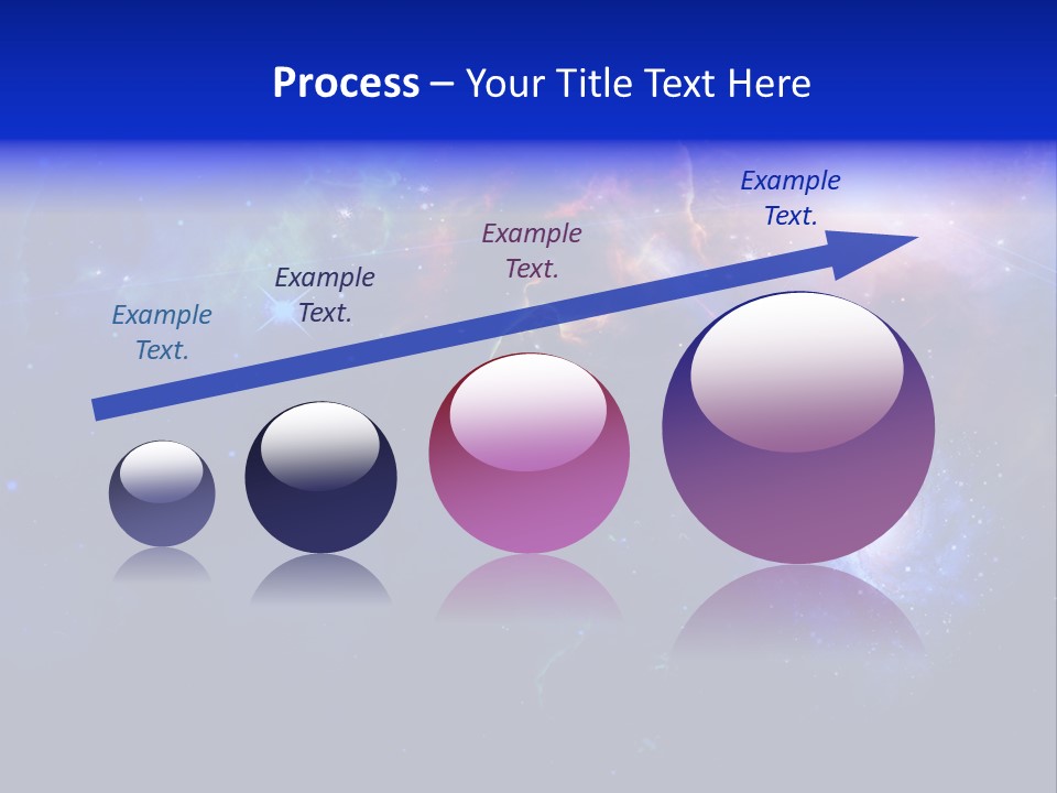 Celestial Glowing Starfield PowerPoint Template