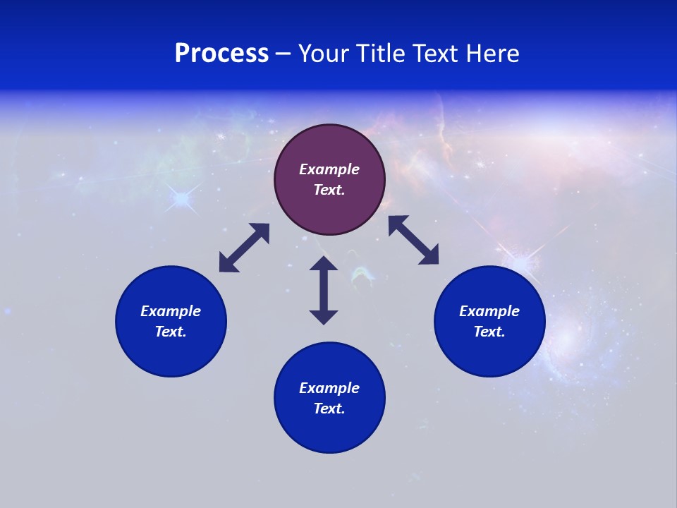 Celestial Glowing Starfield PowerPoint Template
