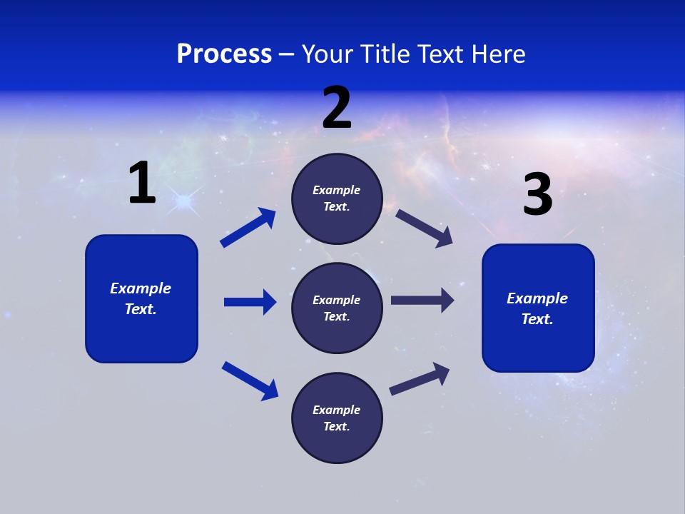 Celestial Glowing Starfield PowerPoint Template