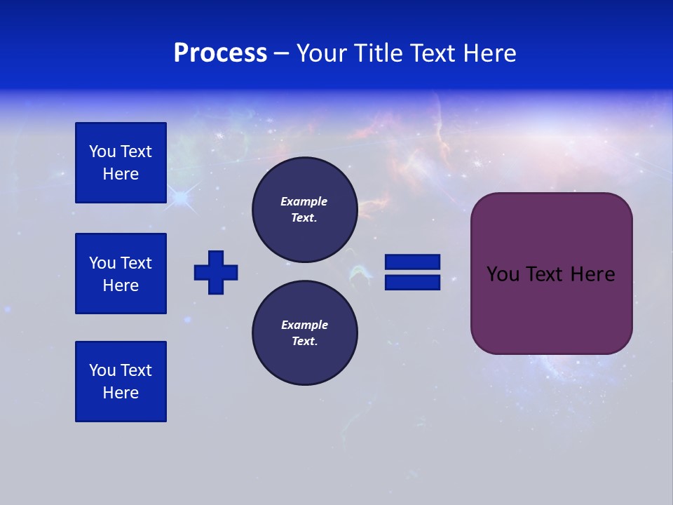 Celestial Glowing Starfield PowerPoint Template